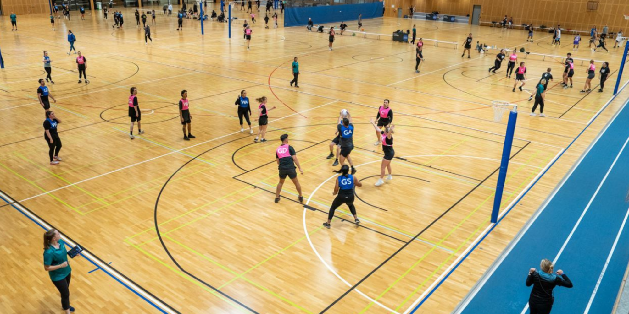 Volleyball court at Cockburn ARC